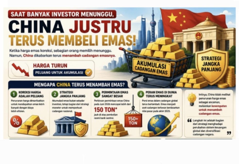Investor Menunggu, China Borong Emas